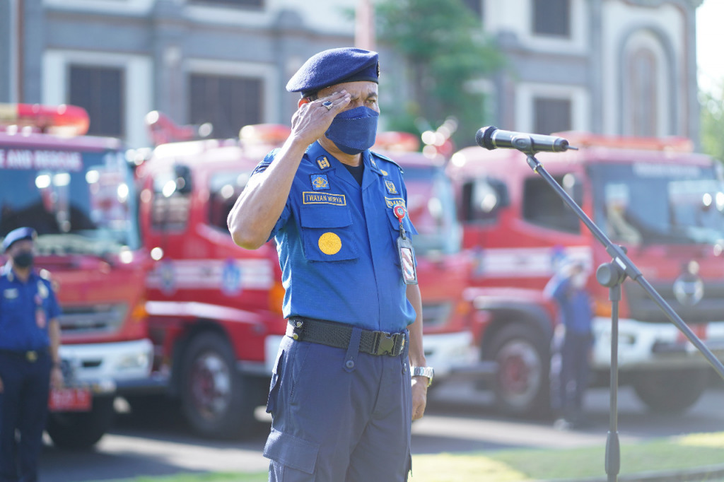 Giat Damkar Badung Apel Gelar Pasukan Dalam Rangka KTT G-20
